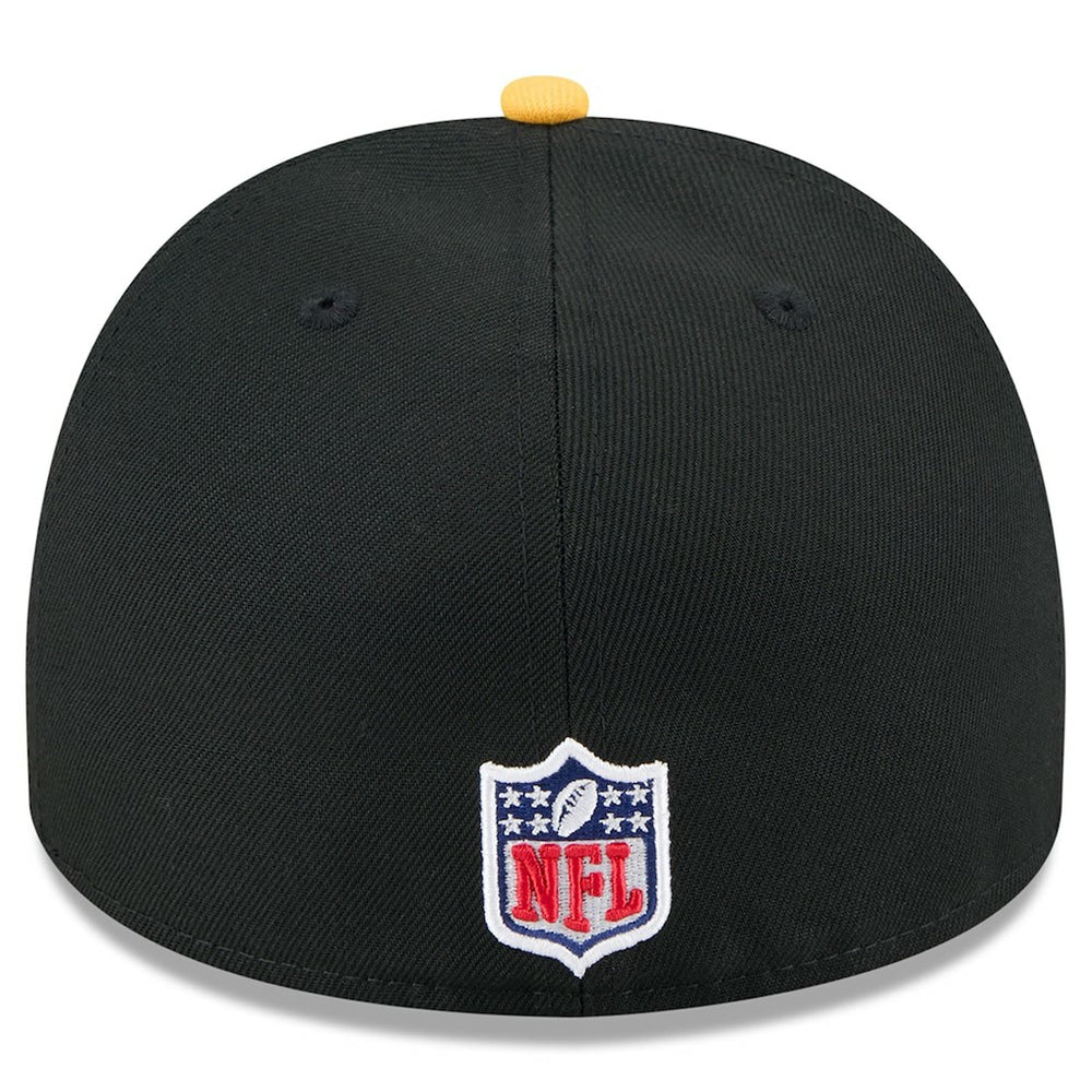 Pittsburgh Steelers New Era 2025 NFL Draft On Stage A-Frame 59FIFTY Fitted Hat - Black/Gold - NFL