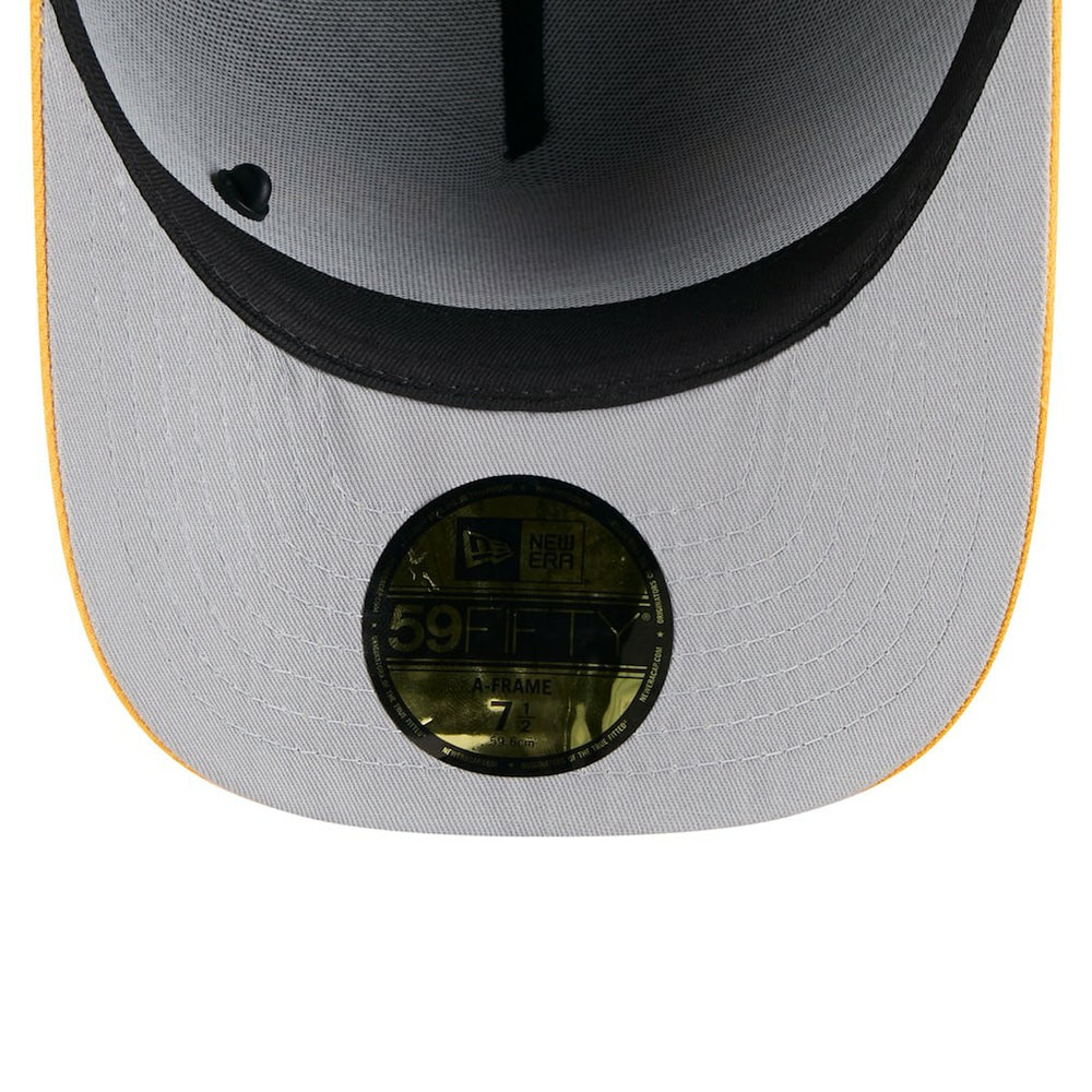 Pittsburgh Steelers New Era 2025 NFL Draft On Stage A-Frame 59FIFTY Fitted Hat - Black/Gold - NFL