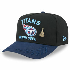 Tennessee Titans New Era 2025 NFL Draft On Stage A-Frame 59FIFTY Fitted Hat - Black/Navy - NFL