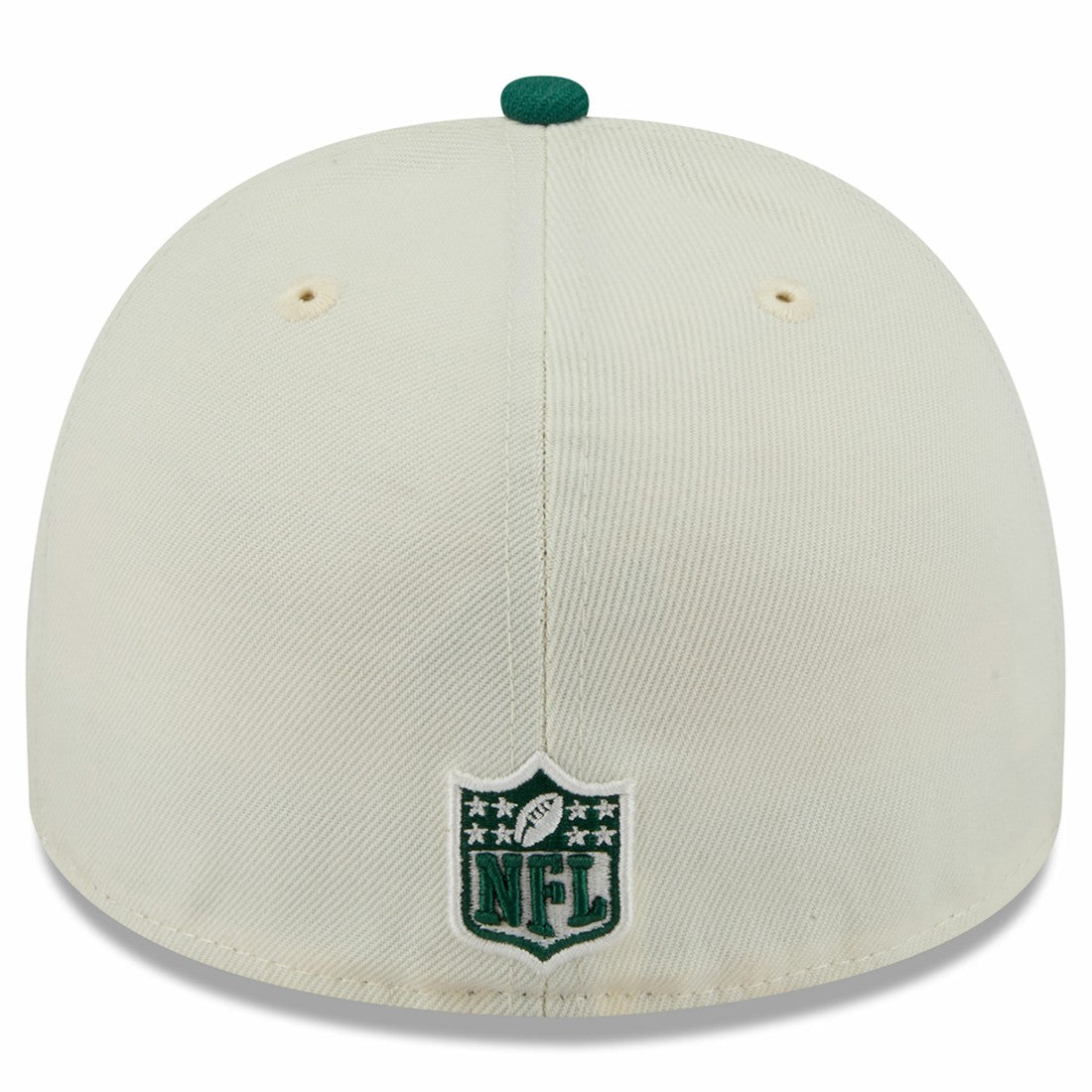 New York Jets New Era 2025 NFL Draft A-Frame 59FIFTY Fitted Hat - Cream/Green - NFL