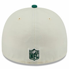 New York Jets New Era 2025 NFL Draft A-Frame 59FIFTY Fitted Hat - Cream/Green - NFL