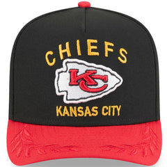 Kansas City Chiefs New Era 2025 NFL Draft A-Frame 9FIFTY Snapback Hat - Black/Red - NFL