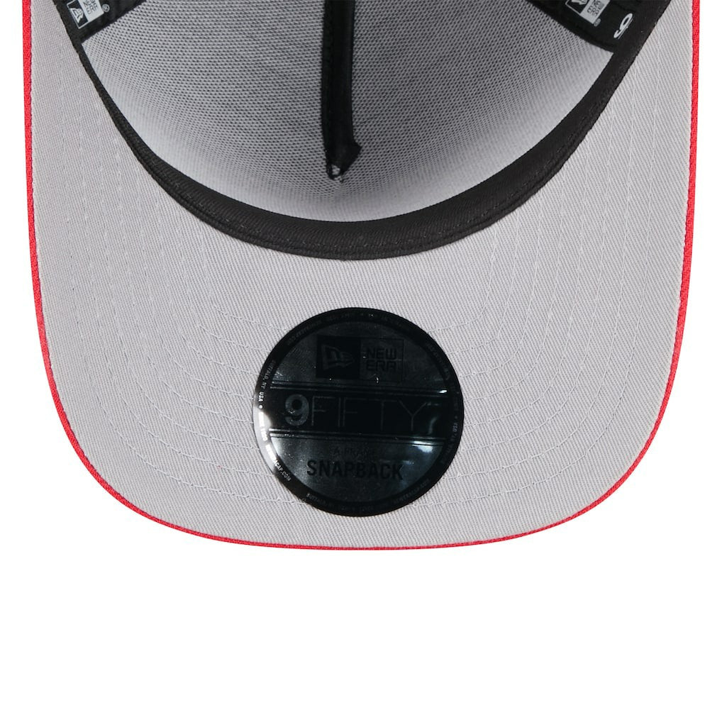 Kansas City Chiefs New Era 2025 NFL Draft A-Frame 9FIFTY Snapback Hat - Black/Red - NFL