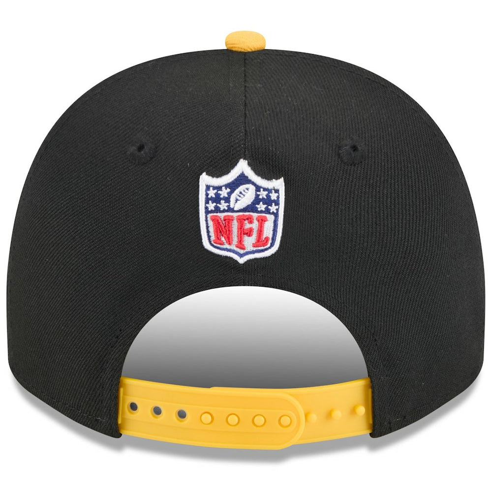 Pittsburgh Steelers New Era 2025 NFL Draft A-Frame 9FIFTY Snapback Hat - Black/Gold - NFL