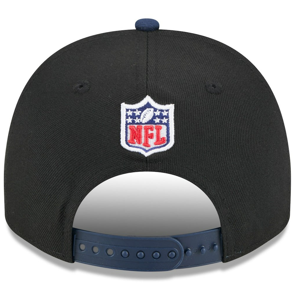 Seattle Seahawks New Era 2025 NFL Draft A-Frame 9FIFTY Snapback Hat - Black/College Navy - NFL