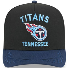 Tennessee Titans New Era 2025 NFL Draft A-Frame 9FIFTY Snapback Hat - Black/Navy - NFL