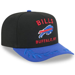 Buffalo Bills New Era 2025 NFL Draft A-Frame 9FIFTY Snapback Hat - Black/Royal - NFL