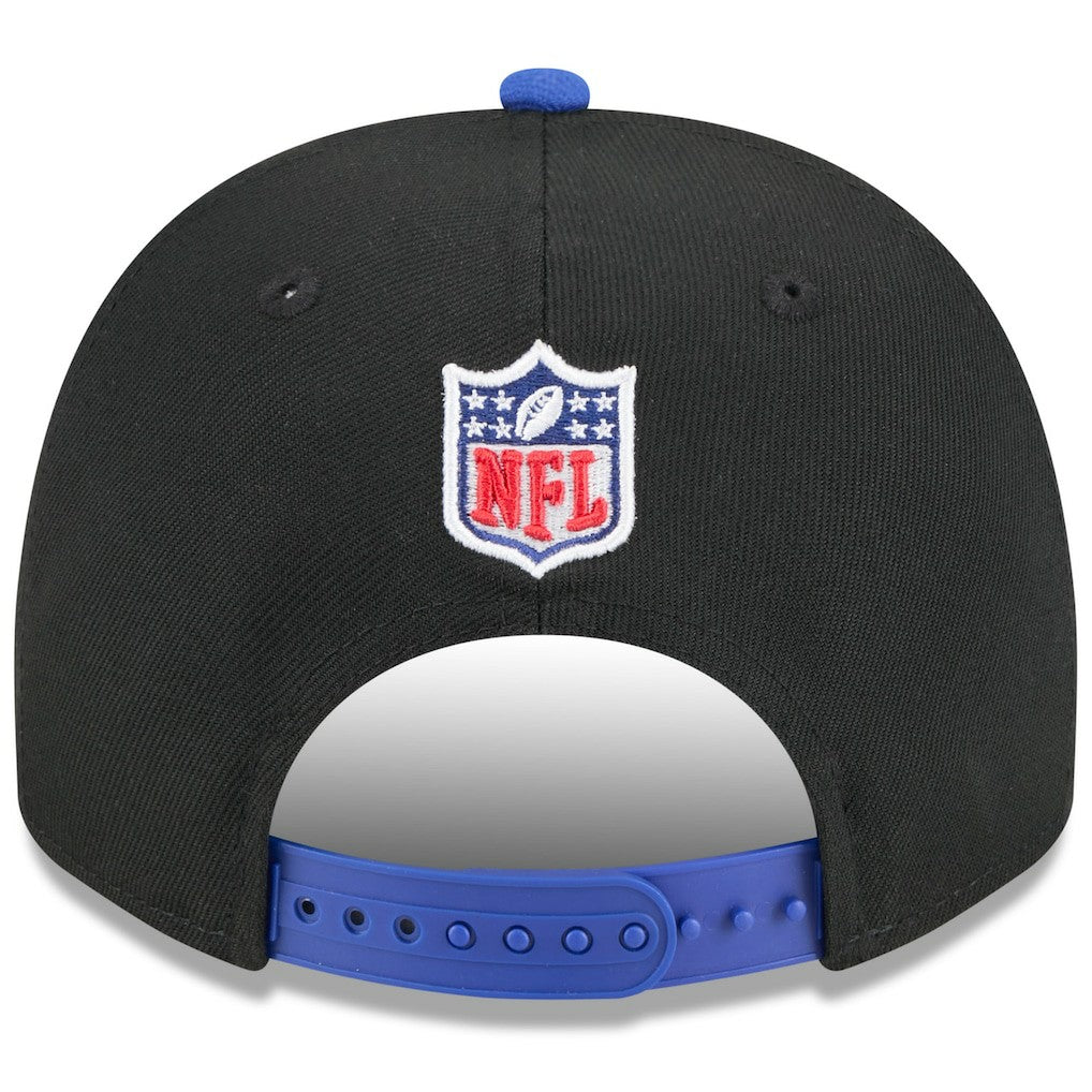 Buffalo Bills New Era 2025 NFL Draft A-Frame 9FIFTY Snapback Hat - Black/Royal - NFL