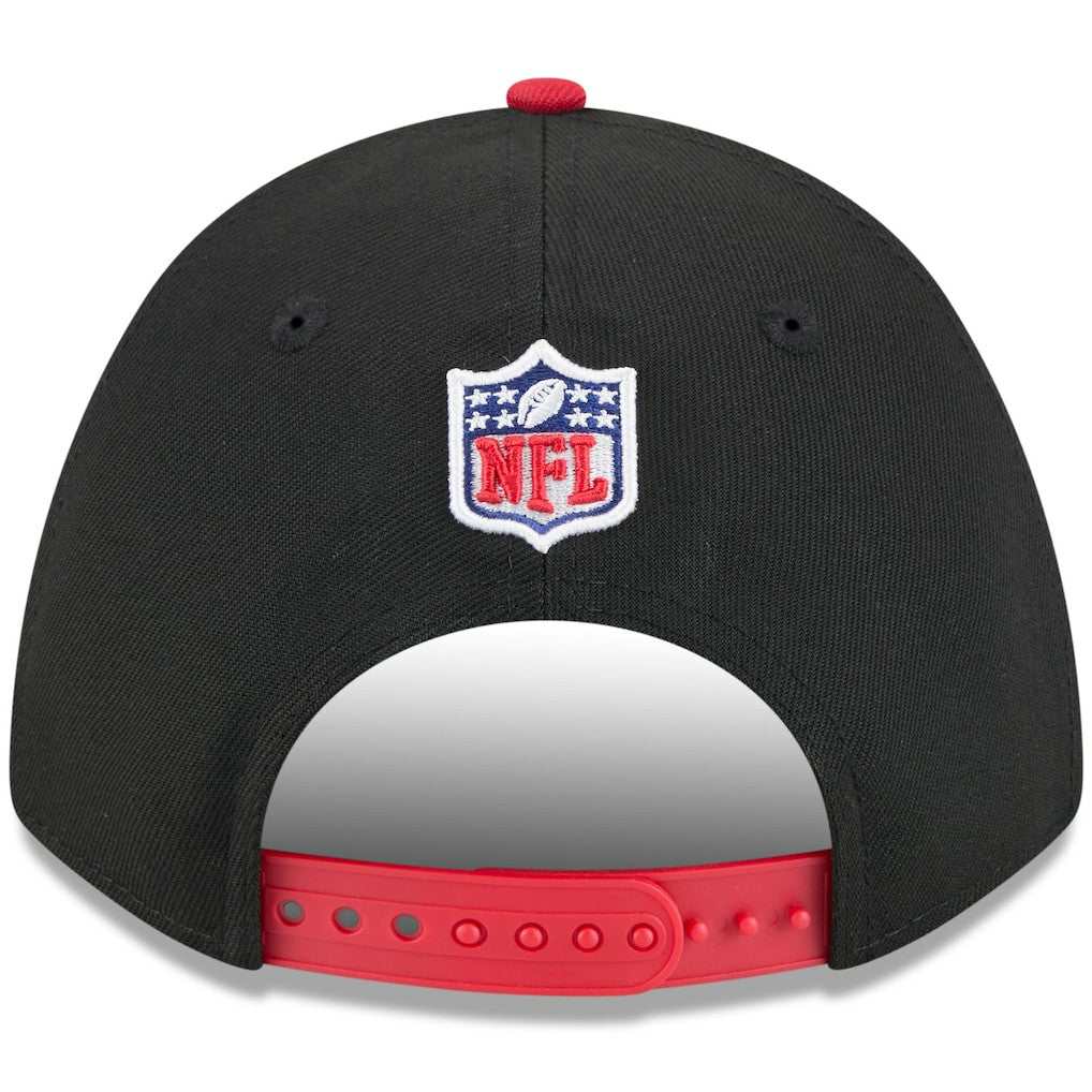 Kansas City Chiefs New Era 2025 NFL Draft 9FORTY A-Frame M-Crown Adjustable Hat - Black/Red - NFL