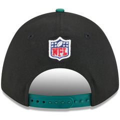 New York Jets New Era 2025 NFL Draft 9FORTY A-Frame M-Crown Adjustable Hat - Black/Green - NFL