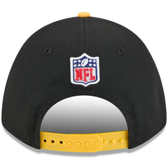 Pittsburgh Steelers New Era 2025 NFL Draft 9FORTY A-Frame M-Crown Adjustable Hat - Black/Gold - NFL