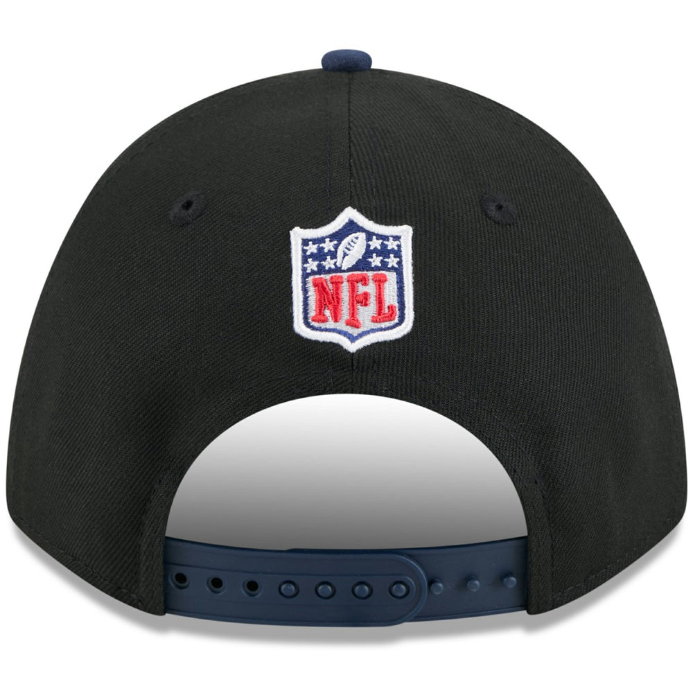 Tennessee Titans New Era 2025 NFL Draft 9FORTY A-Frame M-Crown Adjustable Hat - Black/Navy - NFL