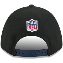 Tennessee Titans New Era 2025 NFL Draft 9FORTY A-Frame M-Crown Adjustable Hat - Black/Navy - NFL