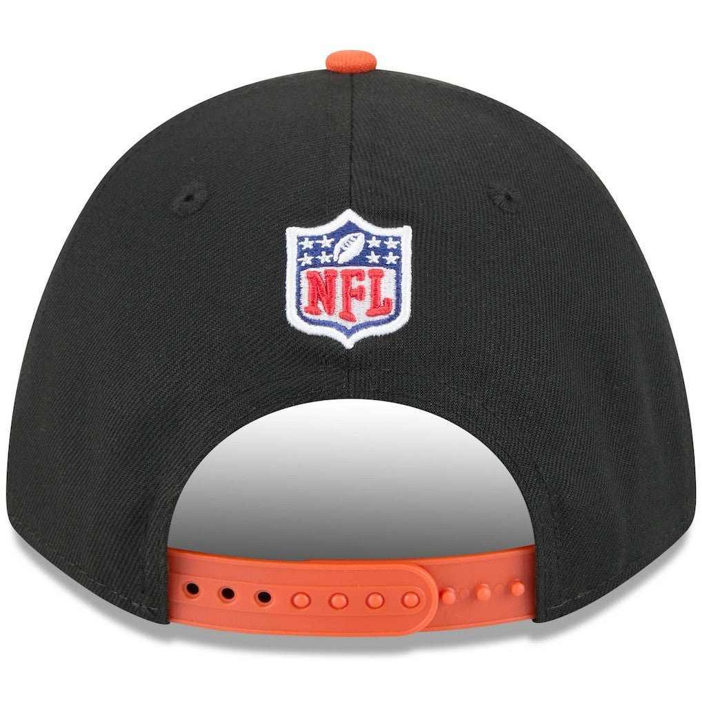 Cincinnati Bengals New Era 2025 NFL Draft 9FORTY A-Frame M-Crown Adjustable Hat - Black/Orange - NFL
