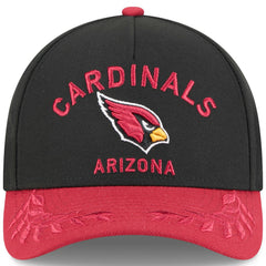 Arizona Cardinals New Era 2025 NFL Draft 9FORTY A-Frame M-Crown Adjustable Hat - Black/Cardinal - NFL