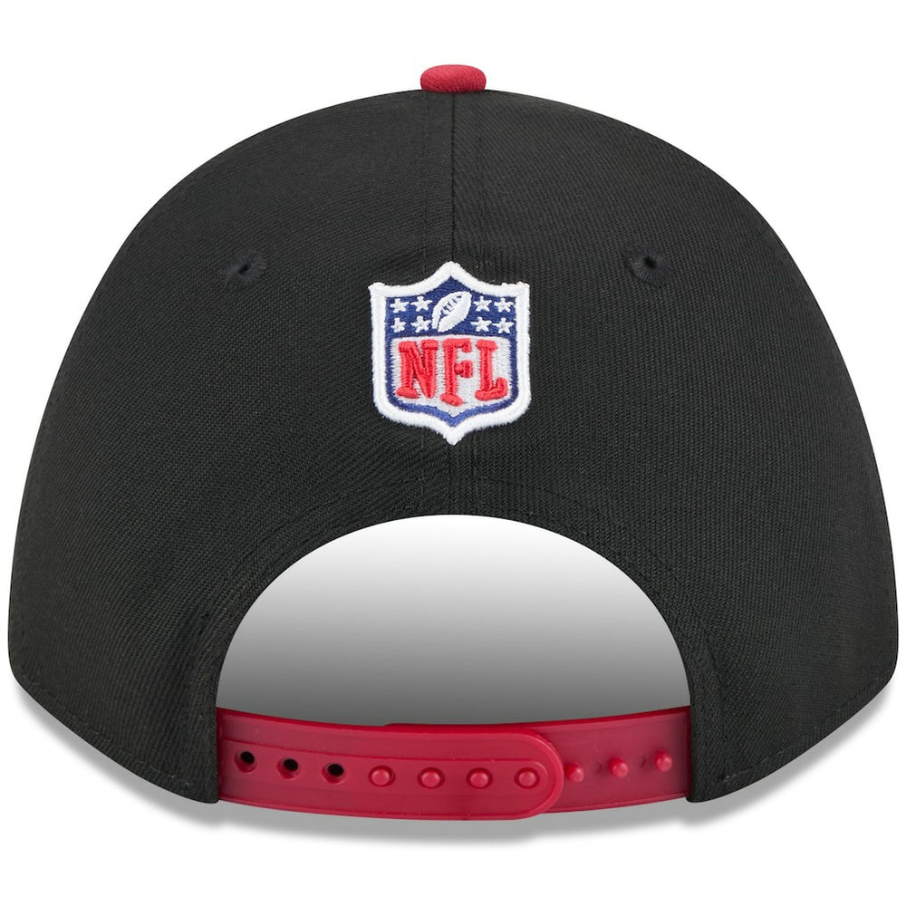 Arizona Cardinals New Era 2025 NFL Draft 9FORTY A-Frame M-Crown Adjustable Hat - Black/Cardinal - NFL
