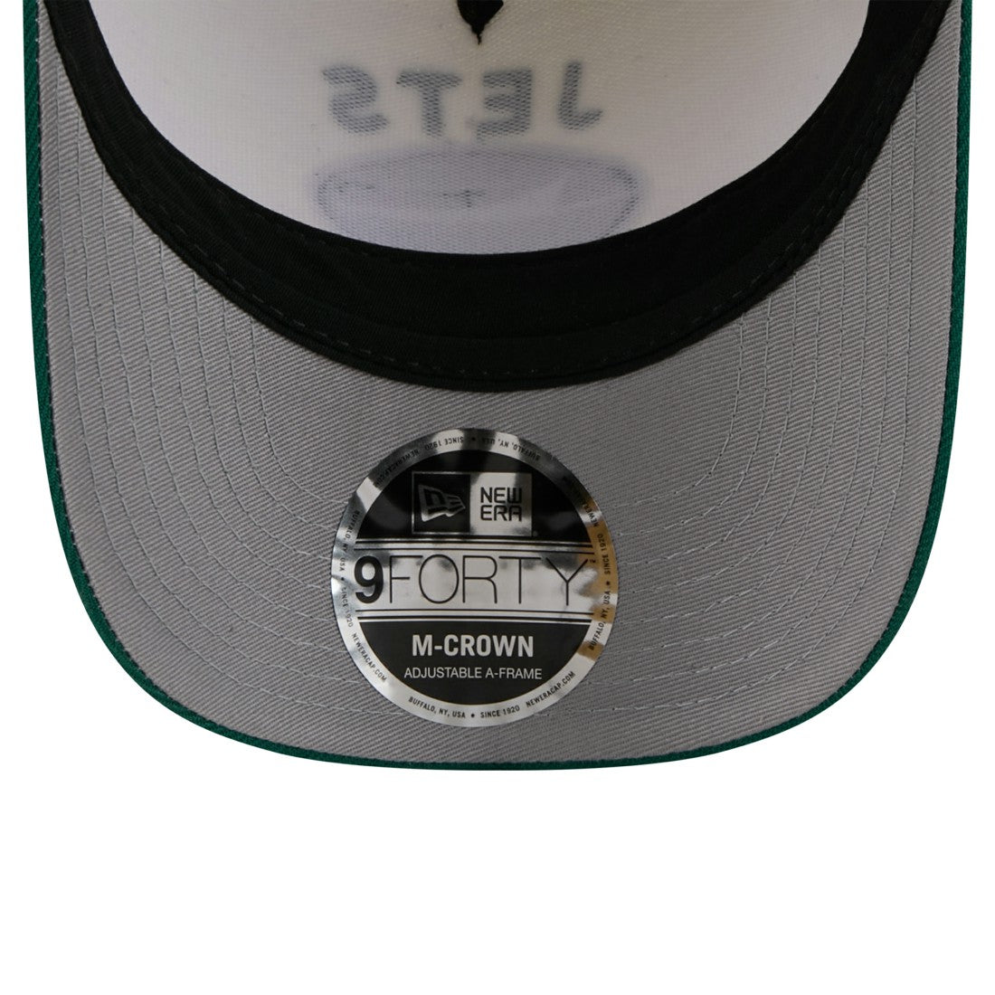 New York Jets New Era 2025 NFL Draft 9FORTY A-Frame M-Crown Adjustable Hat - Cream/Green - NFL