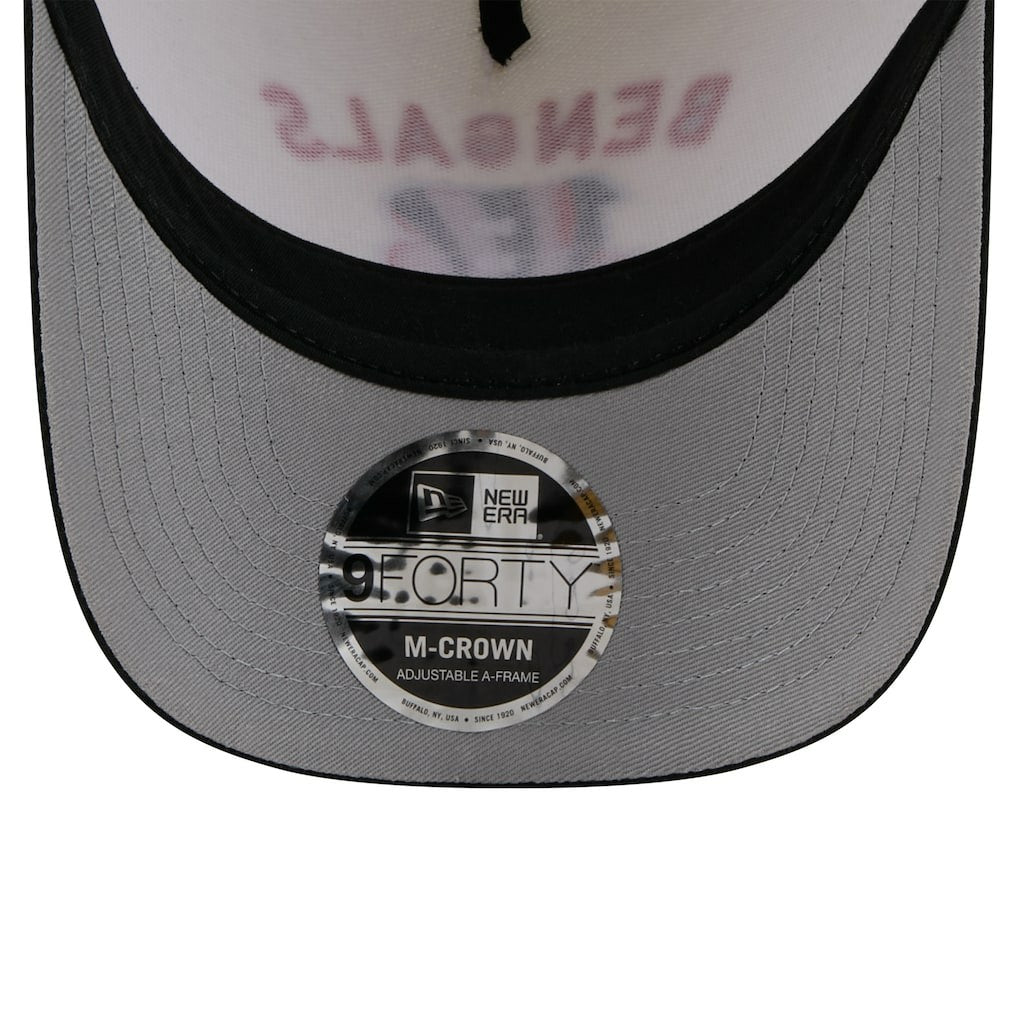 Cincinnati Bengals New Era 2025 NFL Draft 9FORTY A-Frame M-Crown Adjustable Hat - Cream/Black - NFL