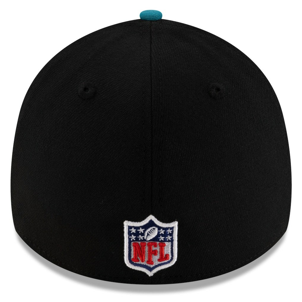 Jacksonville Jaguars New Era 2025 NFL Draft 39THIRTY Flex Hat - Black/Teal - NFL