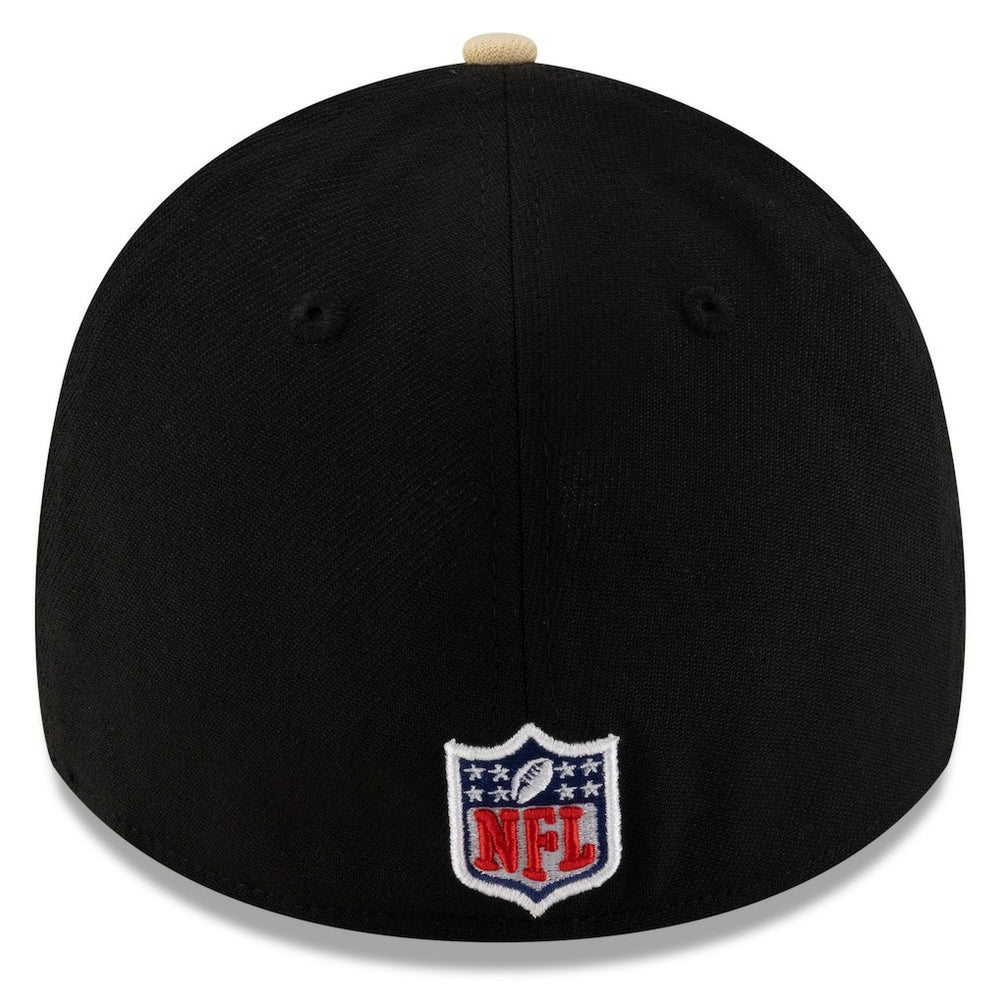 New Orleans Saints New Era 2025 NFL Draft 39THIRTY Flex Hat - Black/Gold - NFL