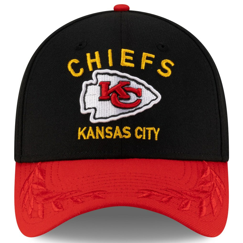Kansas City Chiefs New Era 2025 NFL Draft 39THIRTY Flex Hat - Black/Red - NFL