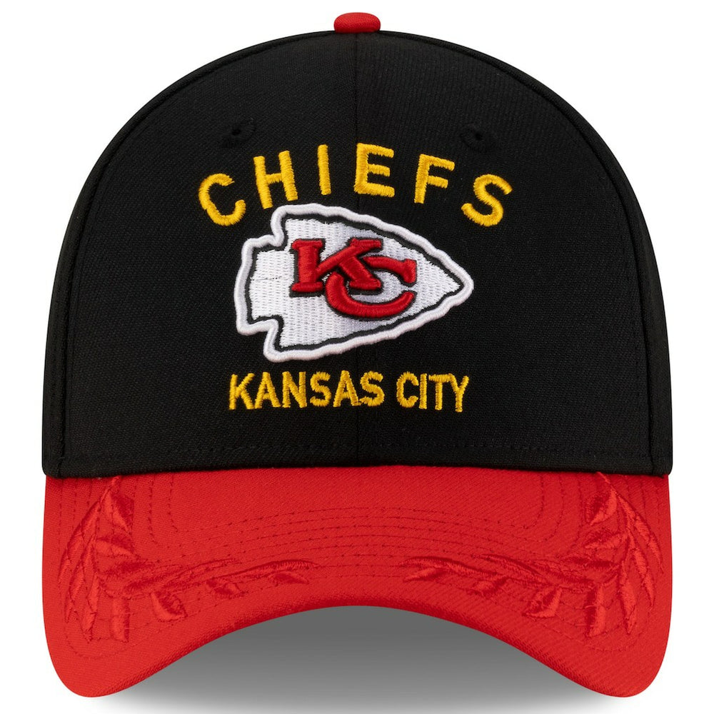 Kansas City Chiefs New Era 2025 NFL Draft 39THIRTY Flex Hat - Black/Red - NFL