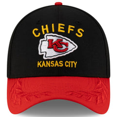 Kansas City Chiefs New Era 2025 NFL Draft 39THIRTY Flex Hat - Black/Red - NFL