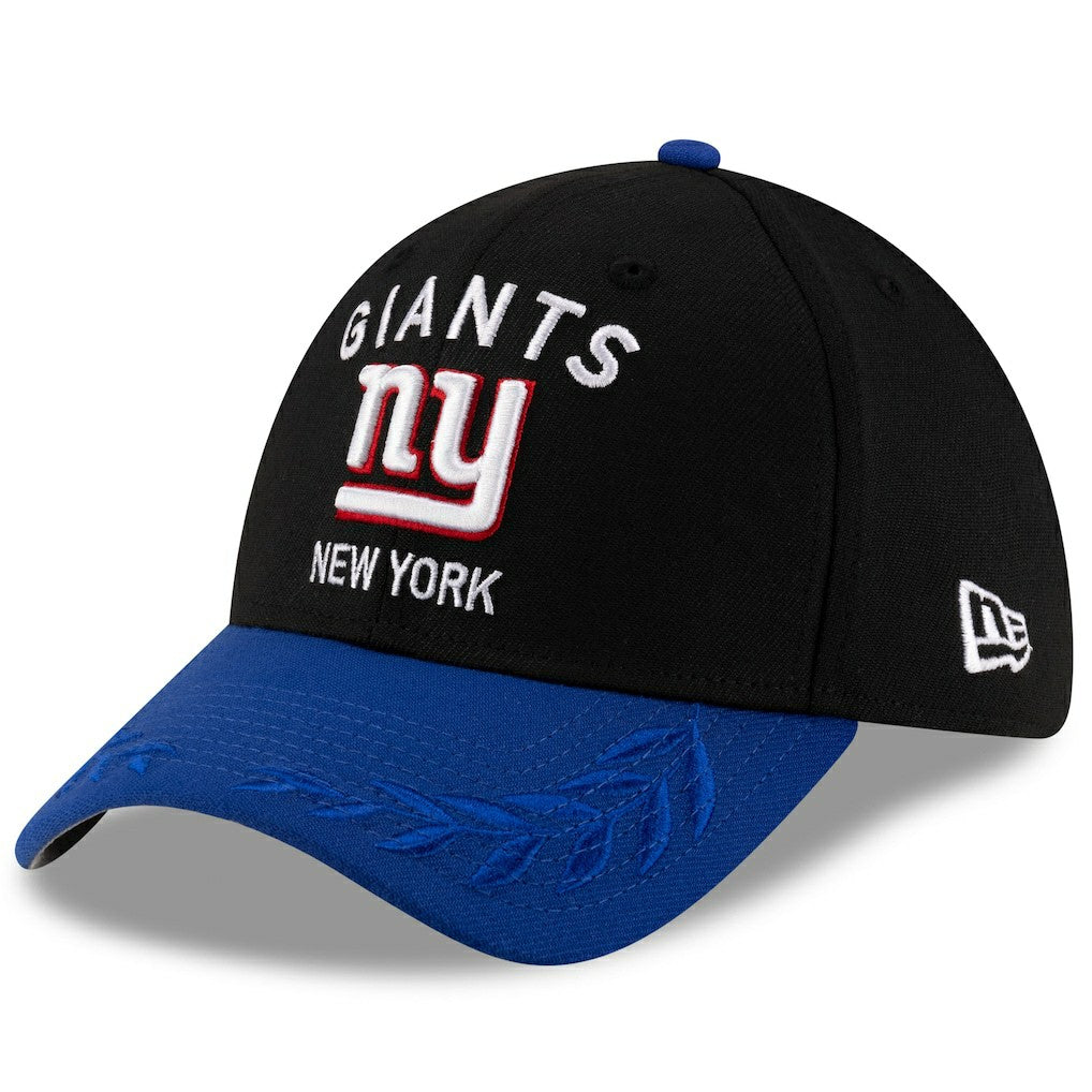 New York Giants New Era 2025 NFL Draft 39THIRTY Flex Hat - Black/Royal - NFL