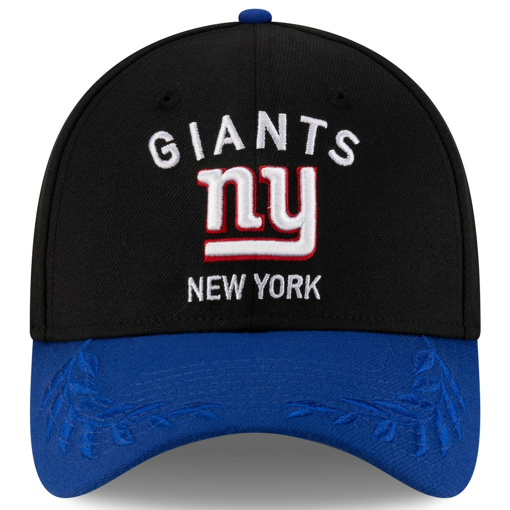 New York Giants New Era 2025 NFL Draft 39THIRTY Flex Hat - Black/Royal - NFL