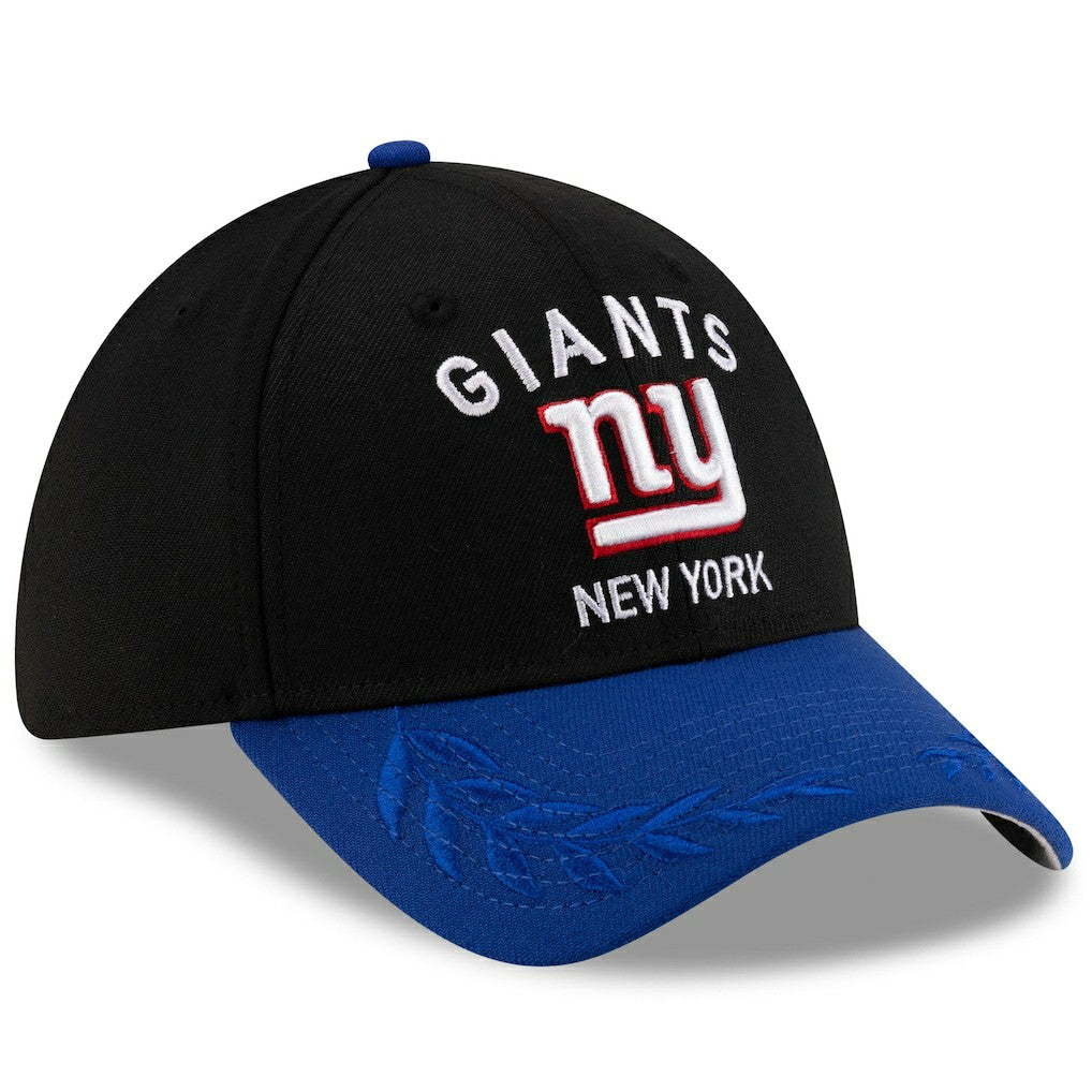 New York Giants New Era 2025 NFL Draft 39THIRTY Flex Hat - Black/Royal - NFL