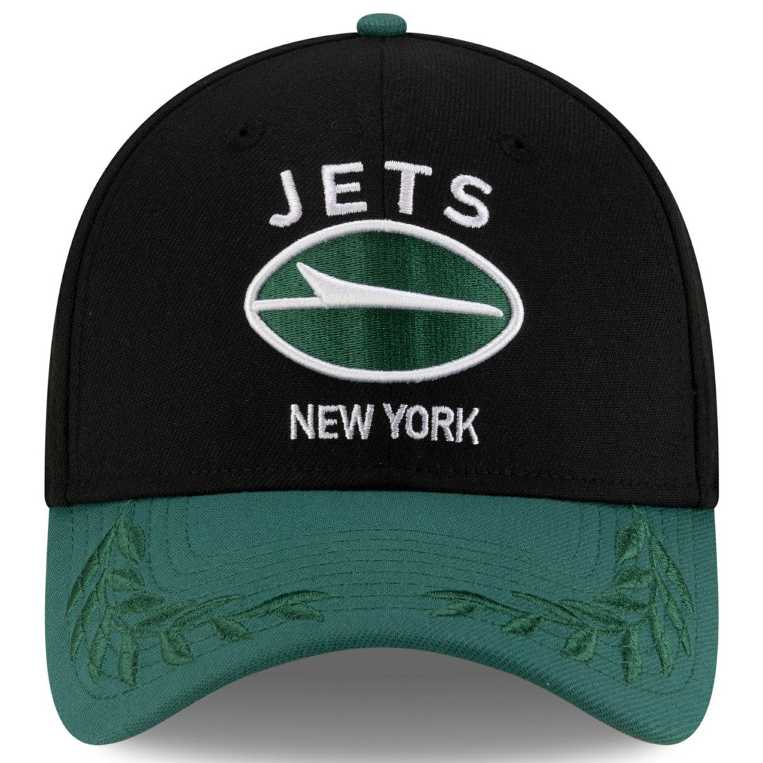 New York Jets New Era 2025 NFL Draft 39THIRTY Flex Hat - Black/Green - NFL