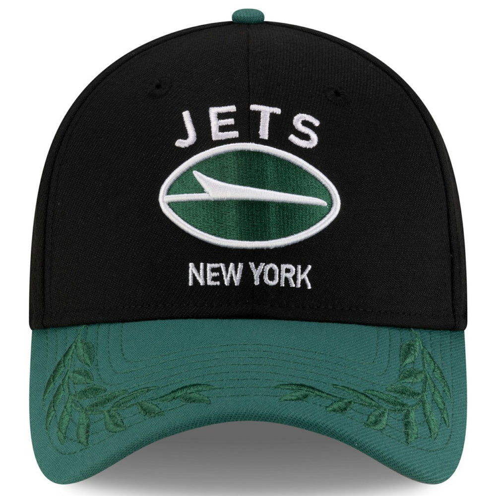 New York Jets New Era 2025 NFL Draft 39THIRTY Flex Hat - Black/Green - NFL
