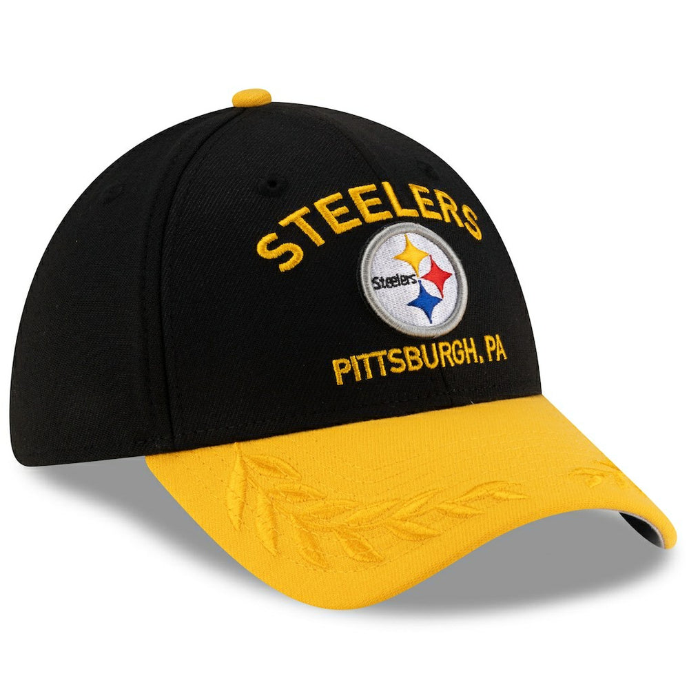 Pittsburgh Steelers New Era 2025 NFL Draft 39THIRTY Flex Hat - Black/Gold - NFL