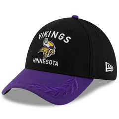 Minnesota Vikings New Era 2025 NFL Draft 39THIRTY Flex Hat - Black/Purple - NFL
