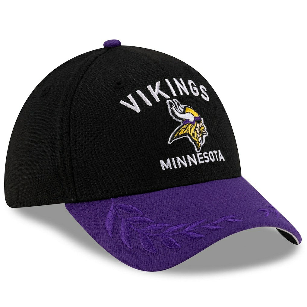 Minnesota Vikings New Era 2025 NFL Draft 39THIRTY Flex Hat - Black/Purple - NFL
