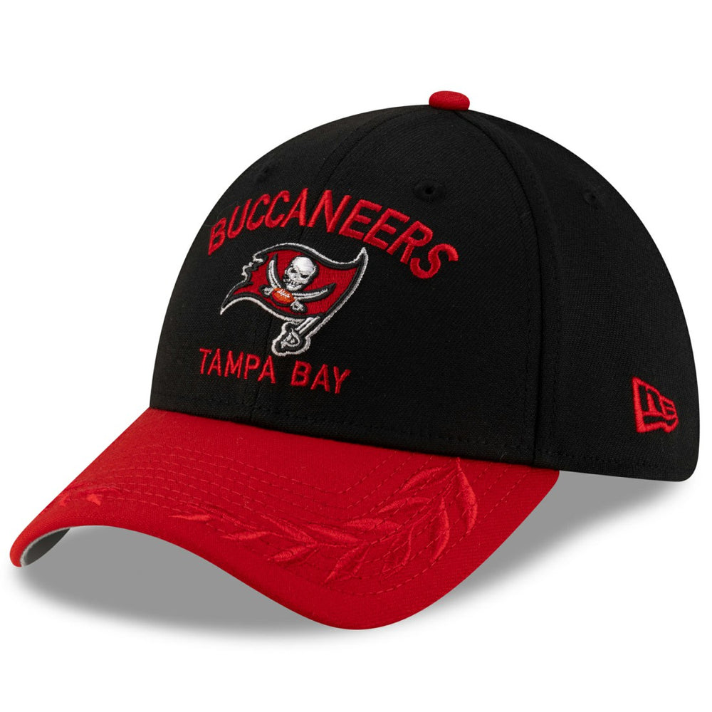 Tampa Bay Buccaneers New Era 2025 NFL Draft 39THIRTY Flex Hat - Black/Red - NFL