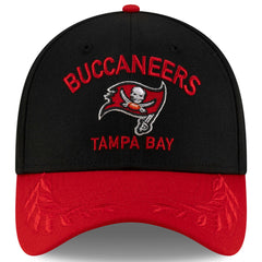 Tampa Bay Buccaneers New Era 2025 NFL Draft 39THIRTY Flex Hat - Black/Red - NFL