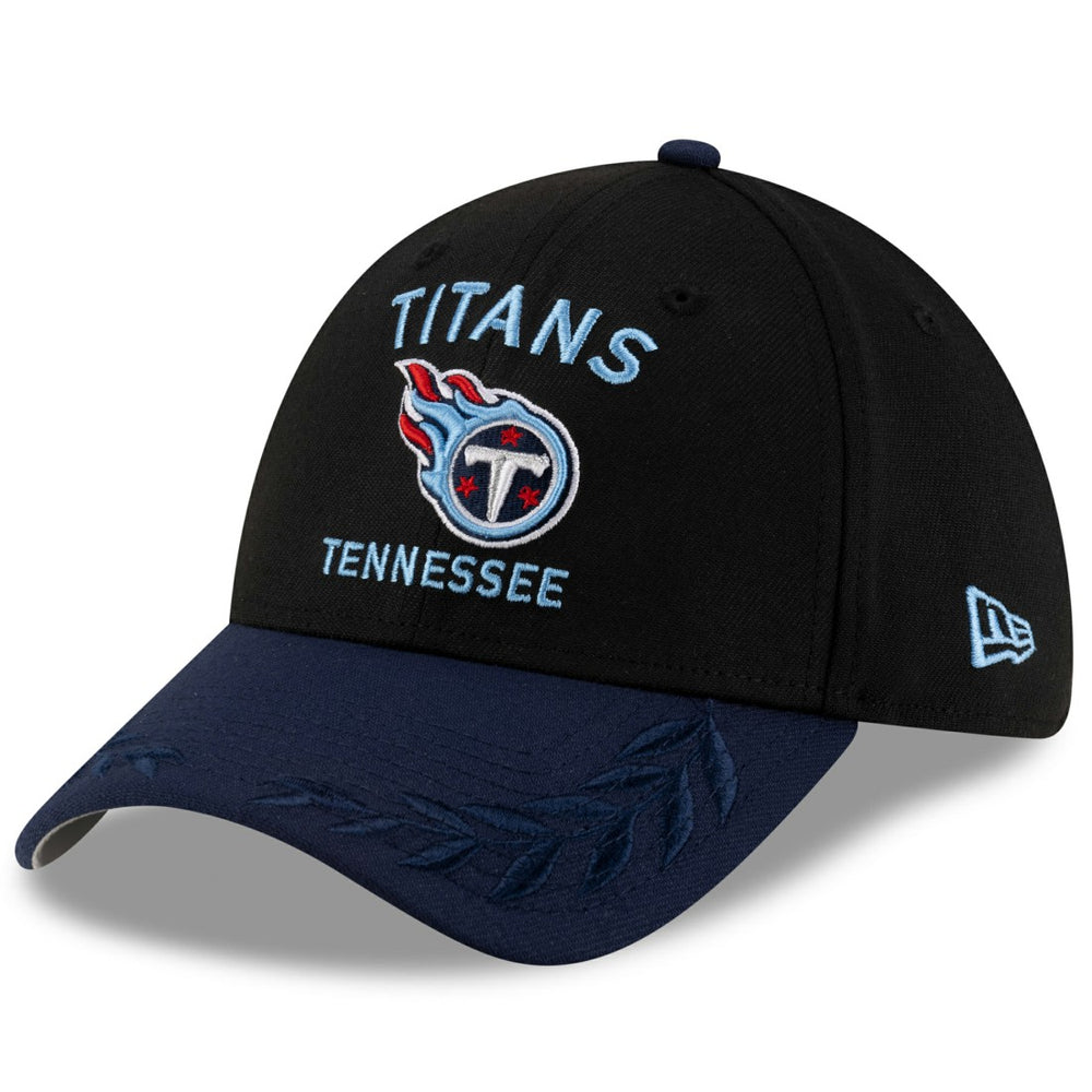 Tennessee Titans New Era 2025 NFL Draft 39THIRTY Flex Hat - Black/Navy - NFL