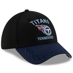 Tennessee Titans New Era 2025 NFL Draft 39THIRTY Flex Hat - Black/Navy - NFL