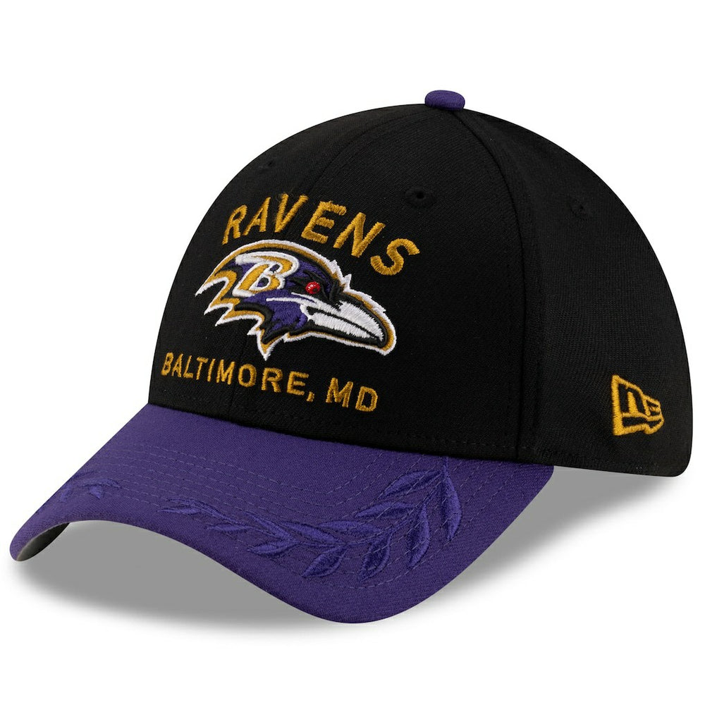 Baltimore Ravens New Era 2025 NFL Draft 39THIRTY Flex Hat - Black/Purple - NFL