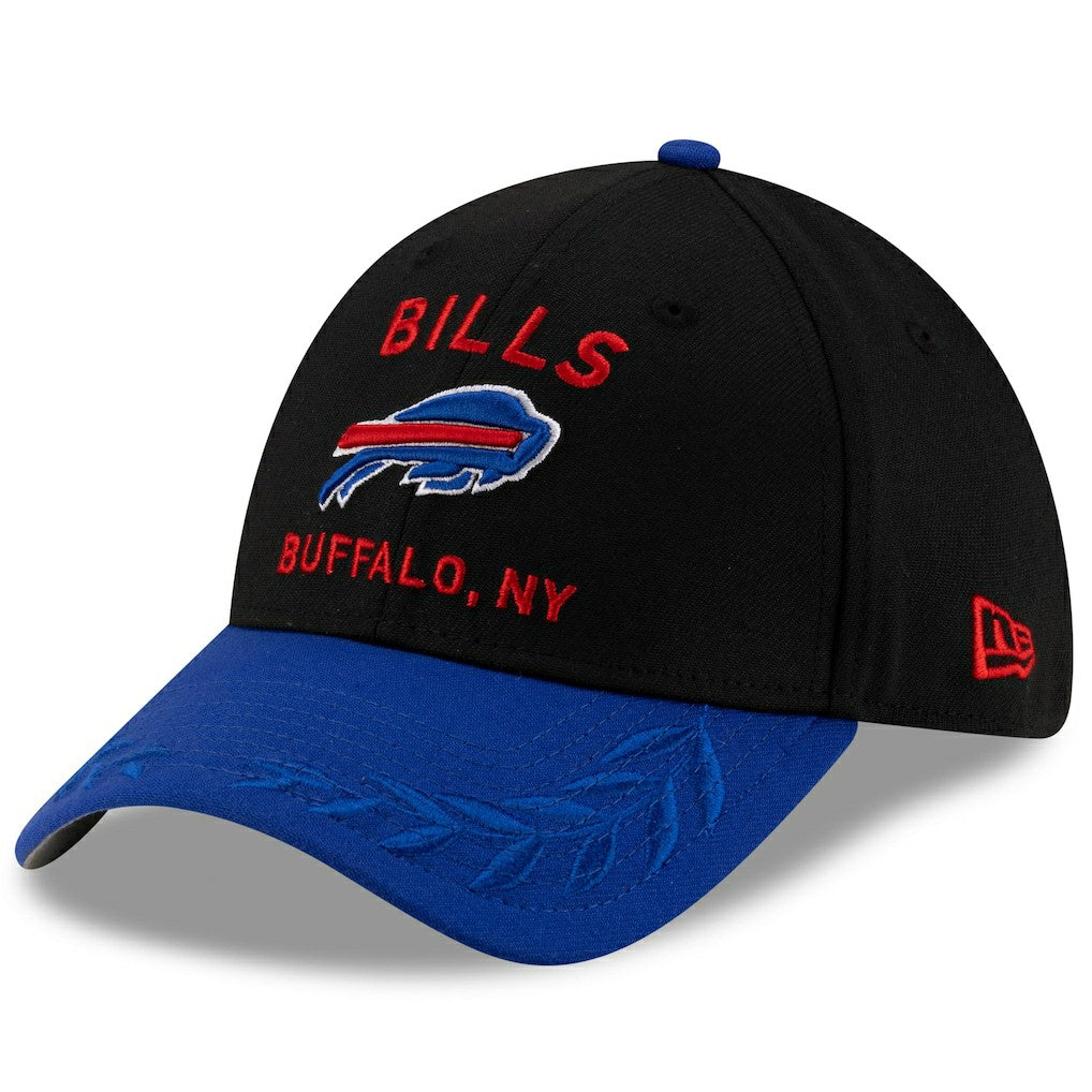 Buffalo Bills New Era 2025 NFL Draft 39THIRTY Flex Hat - Black/Royal - NFL