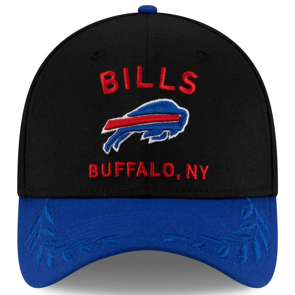 Buffalo Bills New Era 2025 NFL Draft 39THIRTY Flex Hat - Black/Royal - NFL