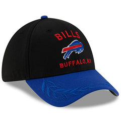 Buffalo Bills New Era 2025 NFL Draft 39THIRTY Flex Hat - Black/Royal - NFL