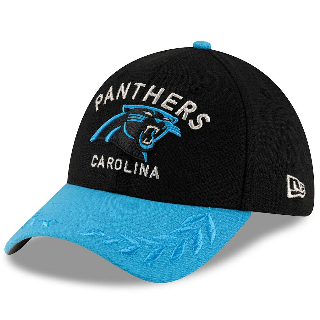 Carolina Panthers New Era 2025 NFL Draft 39THIRTY Flex Hat - Black/Blue - NFL