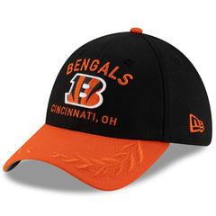 Cincinnati Bengals New Era 2025 NFL Draft 39THIRTY Flex Hat - Black/Orange - NFL