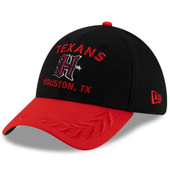 Houston Texans New Era 2025 NFL Draft 39THIRTY Flex Hat - Black/Red - NFL