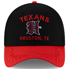 Houston Texans New Era 2025 NFL Draft 39THIRTY Flex Hat - Black/Red - NFL