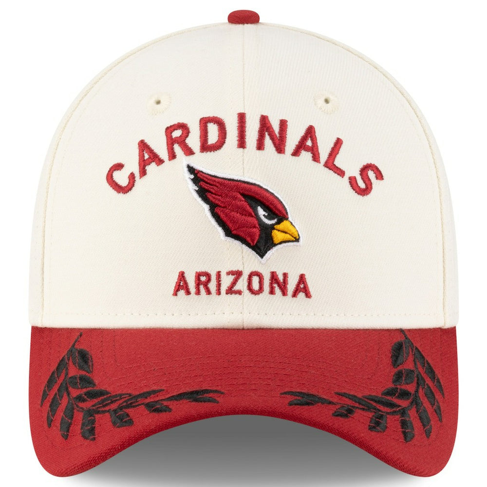 Arizona Cardinals New Era 2025 NFL Draft 39THIRTY Flex Hat - Cream/Cardinal - NFL