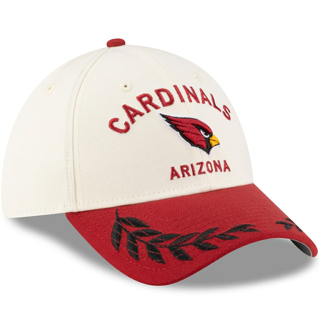 Arizona Cardinals New Era 2025 NFL Draft 39THIRTY Flex Hat - Cream/Cardinal - NFL