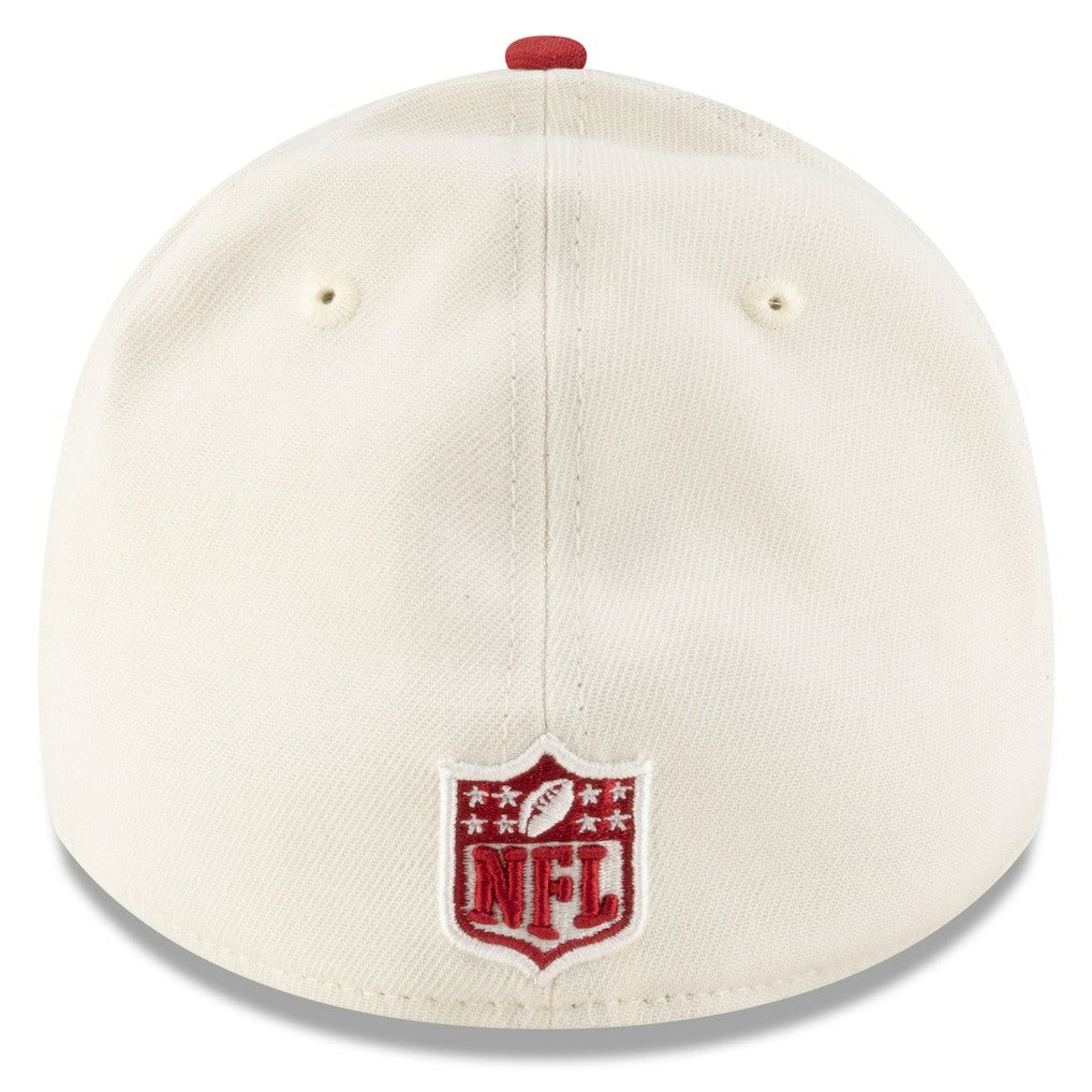 Arizona Cardinals New Era 2025 NFL Draft 39THIRTY Flex Hat - Cream/Cardinal - NFL